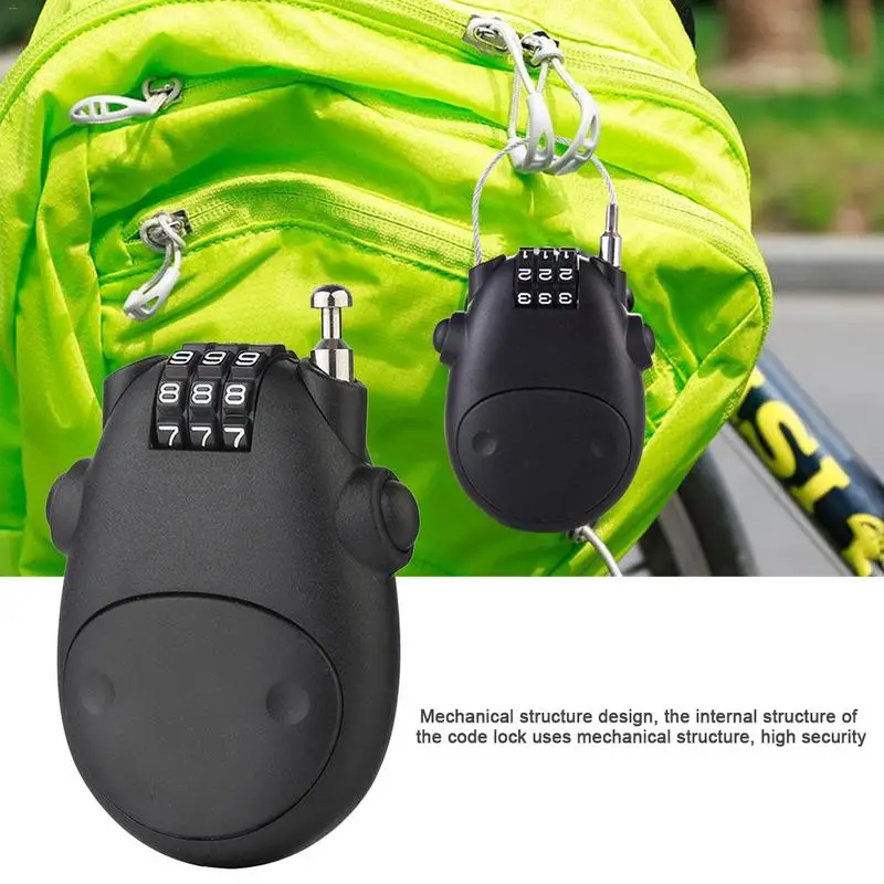 Motorcycle Helmet Password Lock Telescopic Wire Rope Steel Cable Code Lock Anti-theft Safety Lock Bicycle Suitcase Luggage Lock
Motorcycle Helmet Password Lock Telescopic Wire Rope Steel Cable Code Lock Anti-theft Safety Lock Bicycle Suitcase Luggage Lock