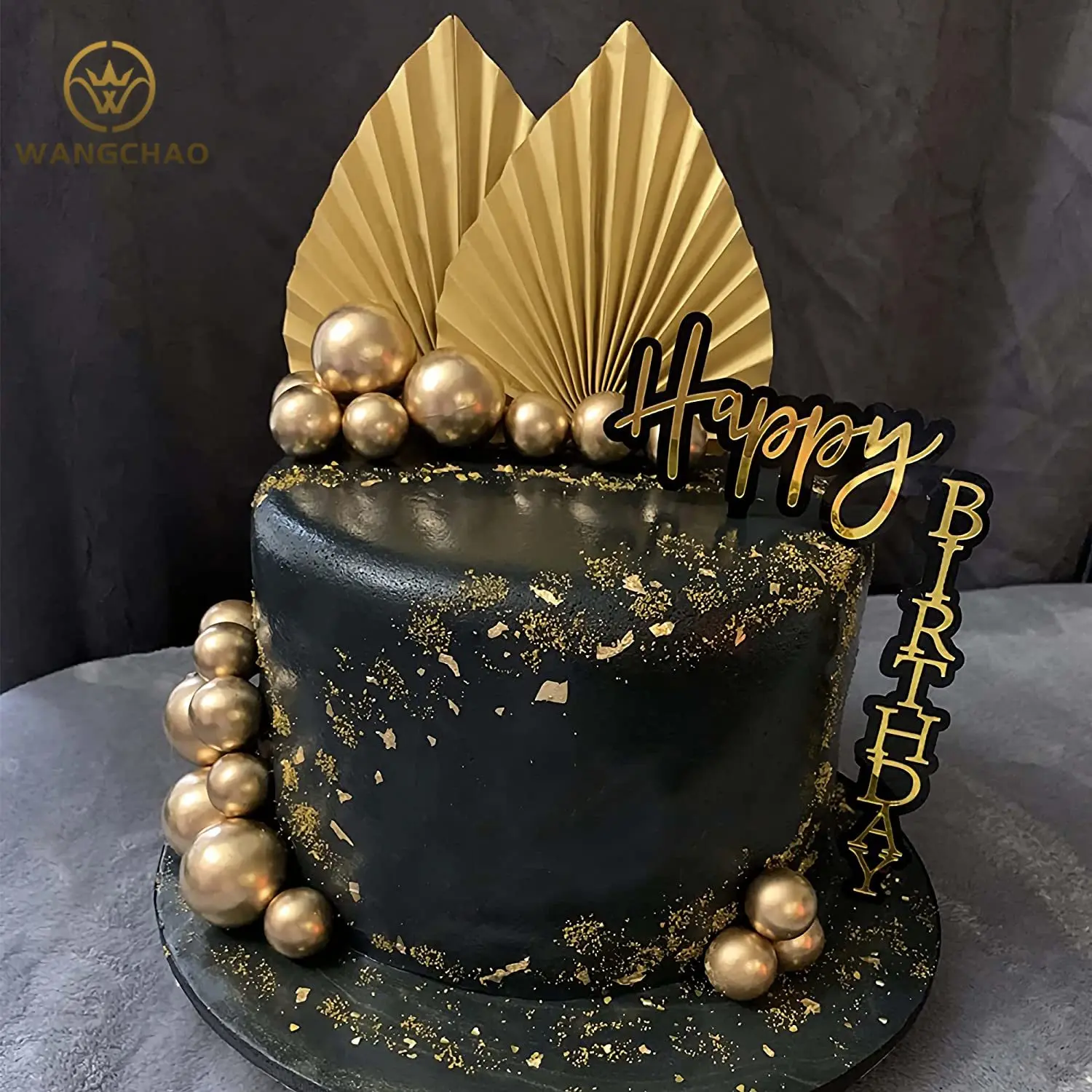 25pcs Gold Palm Spears Cake Topper Gold Balls for Cake Decoration Happy Birthday Vertical Cake Topper for Baby Boy Shower Party
25pcs Gold Palm Spears Cake Topper Gold Balls for Cake Decoration Happy Birthday Vertical Cake Topper for Baby Boy Shower Party