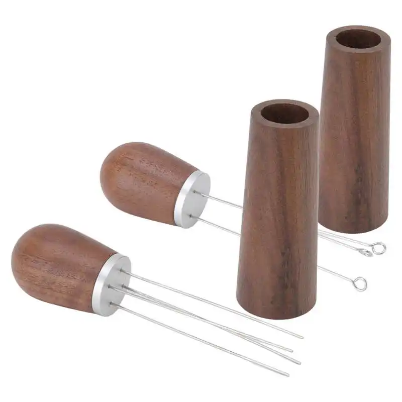 Coffee Distribution Tool Multifunctional Needle Coffee Distributor with Wooden Base for Home Travel Restaurant
Coffee Distribution Tool Multifunctional Needle Coffee Distributor with Wooden Base for Home Travel Restaurant