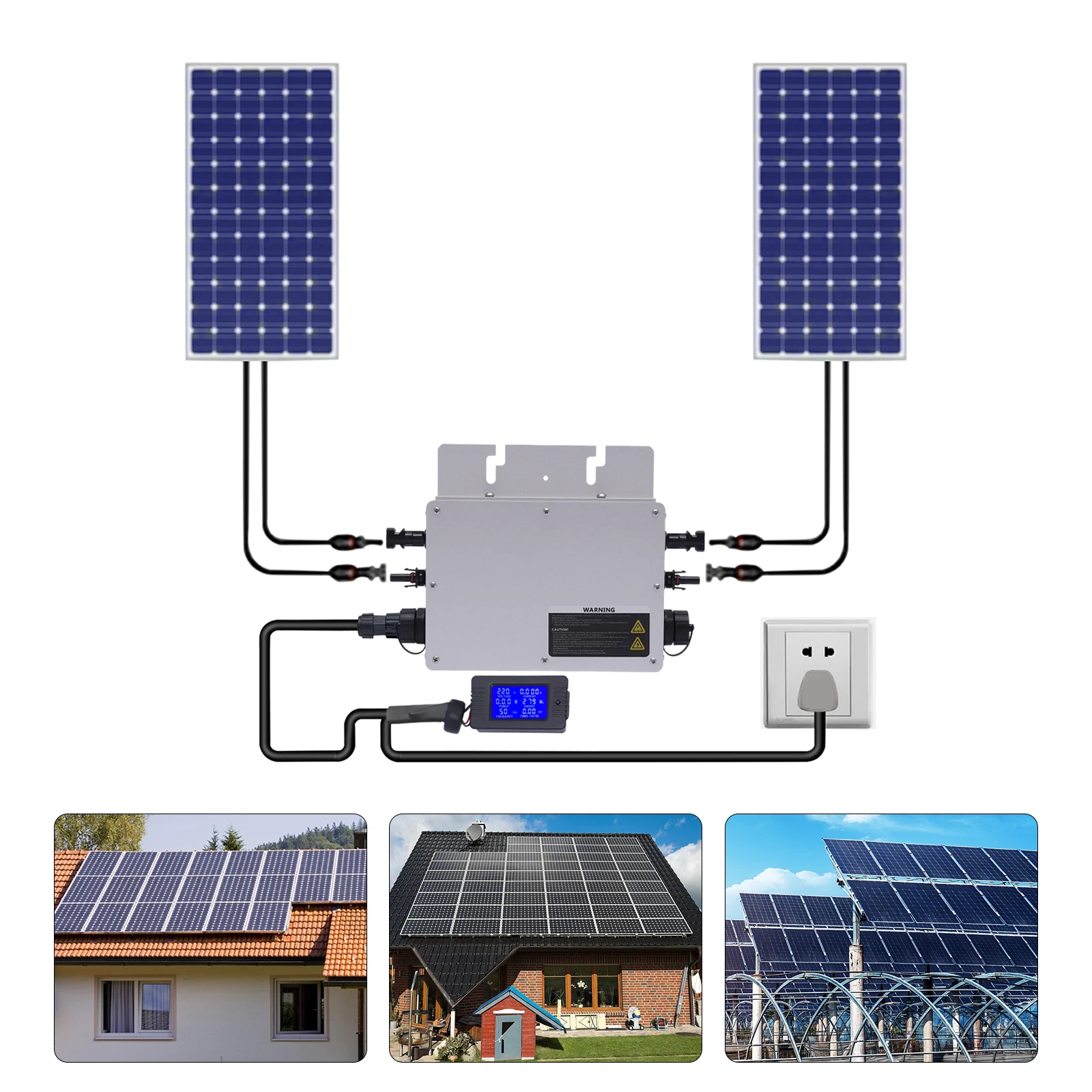 700W Solar Grid Tie Micro Inverter Wasserdicht IP65 PV Eingang 220V
700W Solar Grid Tie Micro Inverter Wasserdicht IP65 PV Eingang 220V
