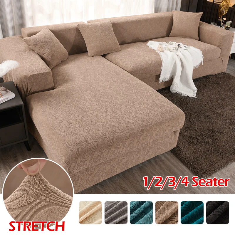 Jacquard Sofa Cover Stretch Pattern L-shaped Sofa Covers Slipcover For Corner Sofa Furniture Protector For Home Living Room
Jacquard Sofa Cover Stretch Pattern L-shaped Sofa Covers Slipcover For Corner Sofa Furniture Protector For Home Living Room