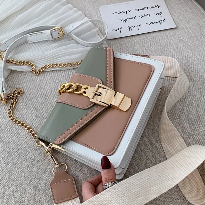 Small Summer Contrast Color PU Leather Crossbody Bags For Women 2021 Chain Shoulder Handbags Lady Luxury Female
Small Summer Contrast Color PU Leather Crossbody Bags For Women 2021 Chain Shoulder Handbags Lady Luxury Female