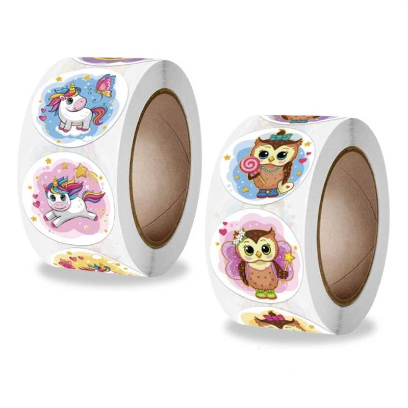 100-500PCS Rainbow Owl Unicorn Thank You Sticker Labels Sealing Paper Sticky Stationery Supply Decorative Child Scrapbooking
100-500PCS Rainbow Owl Unicorn Thank You Sticker Labels Sealing Paper Sticky Stationery Supply Decorative Child Scrapbooking