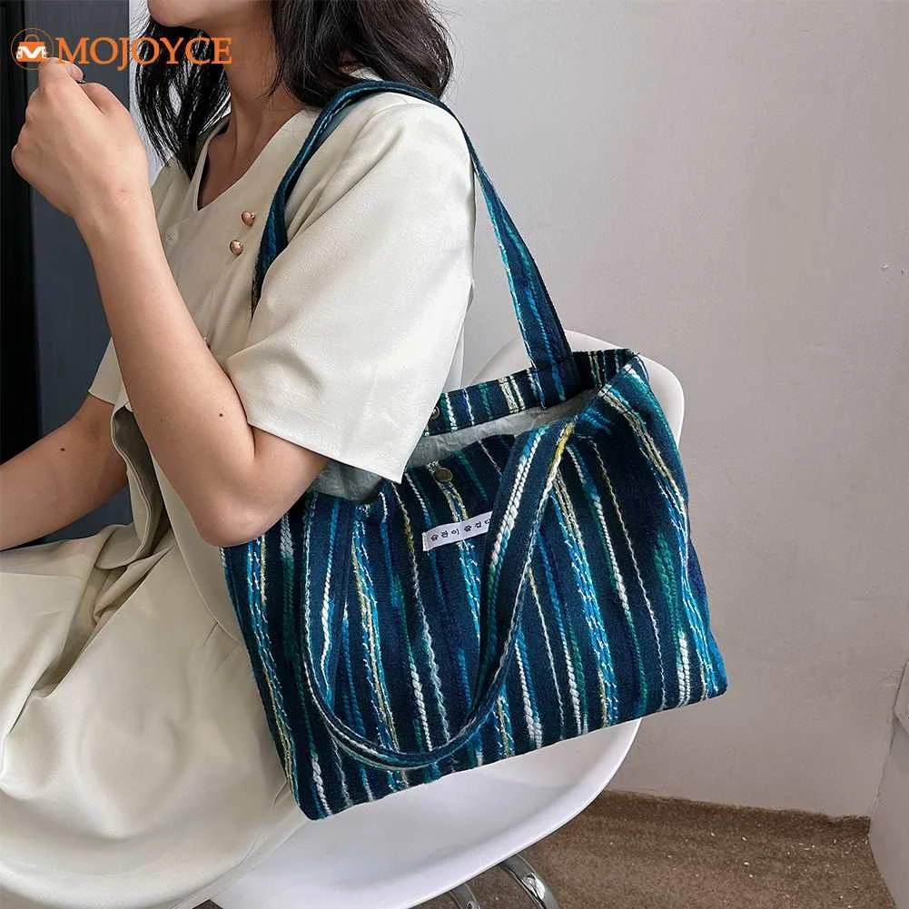 Rainbow Stripe Shoulder Bag Women's Tote Bags Large Capacity Shopping Bucket Handbags Magnetic Buckle Design Leisure Armpit Bag
Rainbow Stripe Shoulder Bag Women's Tote Bags Large Capacity Shopping Bucket Handbags Magnetic Buckle Design Leisure Armpit Bag
