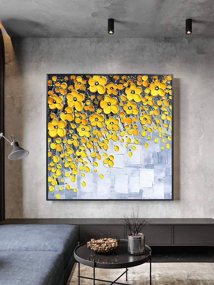 Hand-painted Oil Painting Restaurant Flower Decor Minimalist Living Room Abstract Thick Oil Porch Hanging Painting Frameless
Hand-painted Oil Painting Restaurant Flower Decor Minimalist Living Room Abstract Thick Oil Porch Hanging Painting Frameless