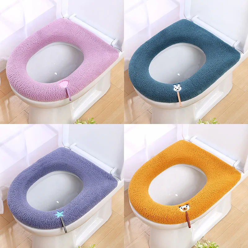Soft Pure Color Toilet Mat Toilet Seat Cushion Autumn and Winter Toilet Cover Cushion with Handle Washable Bathroom Accessories
Soft Pure Color Toilet Mat Toilet Seat Cushion Autumn and Winter Toilet Cover Cushion with Handle Washable Bathroom Accessories
