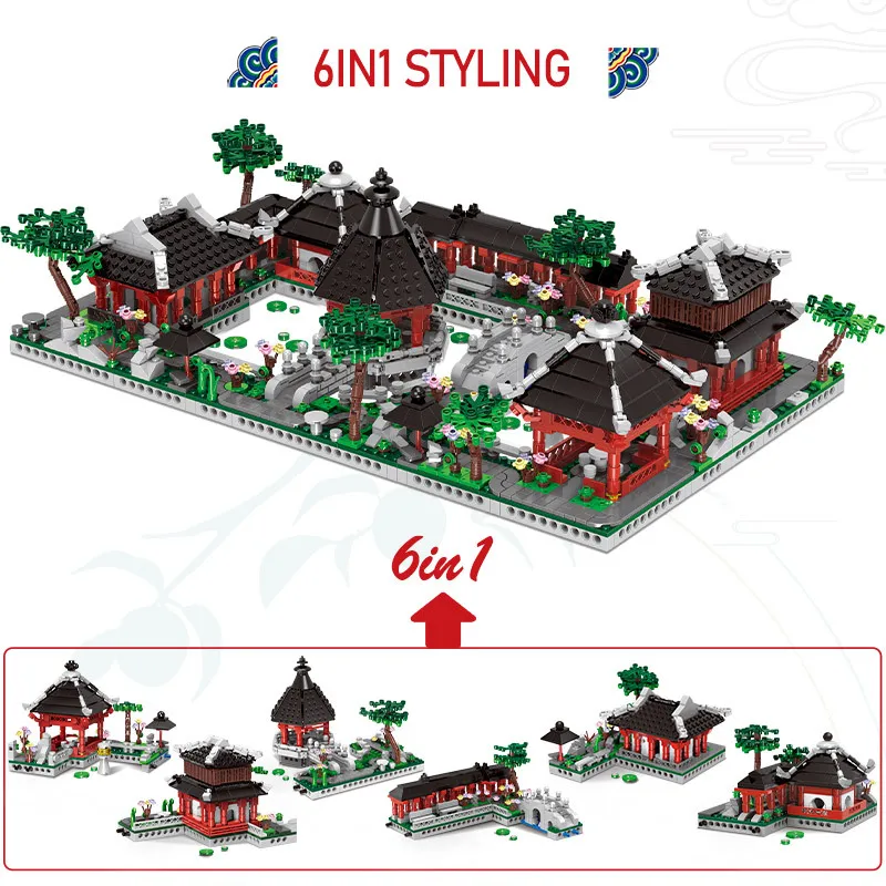 City Sets Building Blocks Suzhou Garden Street View Series Small Particles Assembled Building Blocks Model Children's Toys Gifts
City Sets Building Blocks Suzhou Garden Street View Series Small Particles Assembled Building Blocks Model Children's Toys Gifts