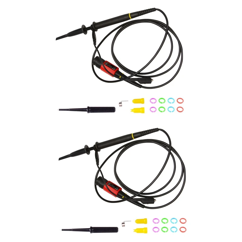 2X P4100 Universal 100:1 High Voltage Probe For Oscilloscopes For Rigol Atten Owon Siglent
2X P4100 Universal 100:1 High Voltage Probe For Oscilloscopes For Rigol Atten Owon Siglent