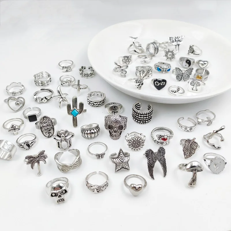 20/30/50pcs/Lot Vintage Punk Snake Ring for Men and Women Wholesale Geometry Silvery Opening Adjustable Rings Charm Jewelry Gift
20/30/50pcs/Lot Vintage Punk Snake Ring for Men and Women Wholesale Geometry Silvery Opening Adjustable Rings Charm Jewelry Gift