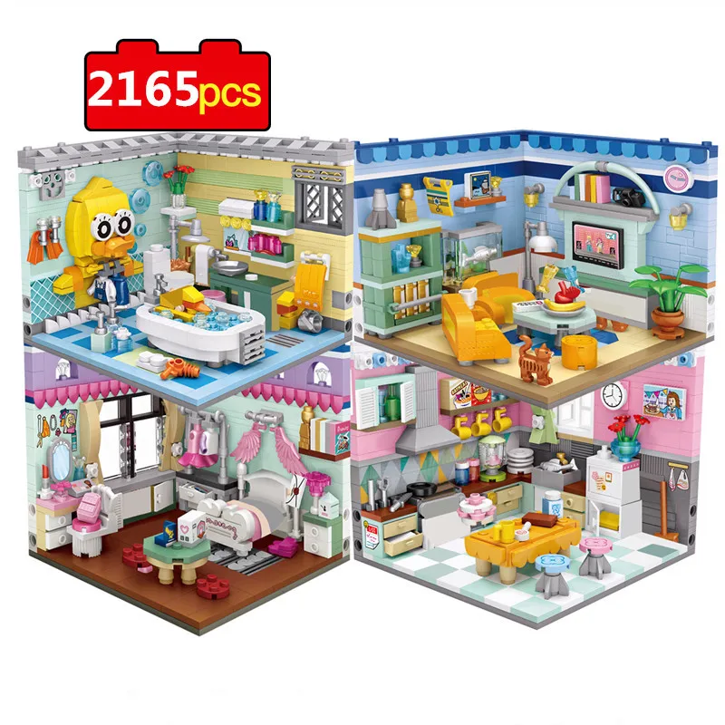 2757pcs MINI Corner living room/bathroom/kitchen/bedroom Model Building Blocks DIY Construction Toys for Children TOY TOY TOY
2757pcs MINI Corner living room/bathroom/kitchen/bedroom Model Building Blocks DIY Construction Toys for Children TOY TOY TOY