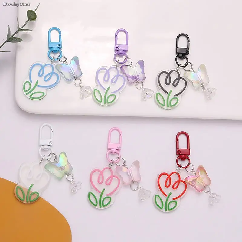 1pc Tulip Flower Keychain For Car Key Holder Women Girls Handbag Pendants Keyrings DIY Jewelry Gifts Earphone Case Keychains
1pc Tulip Flower Keychain For Car Key Holder Women Girls Handbag Pendants Keyrings DIY Jewelry Gifts Earphone Case Keychains