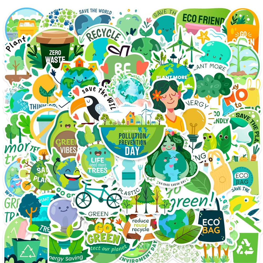10/30/50PCS Green Earth Day Graffiti Sticker Spegatinas Natural Green Luggage Guitar Laptop Graffiti Waterproof Sticker 
10/30/50PCS Green Earth Day Graffiti Sticker Spegatinas Natural Green Luggage Guitar Laptop Graffiti Waterproof Sticker