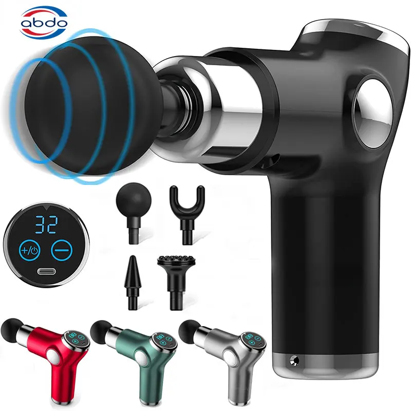 Mini LCD Massage Gun 32 Speed Touch Screen Deep Tissue Percussion Muscle Mini Massager Fascial Gun For Pain Relief Body Massage
Mini LCD Massage Gun 32 Speed Touch Screen Deep Tissue Percussion Muscle Mini Massager Fascial Gun For Pain Relief Body Massage