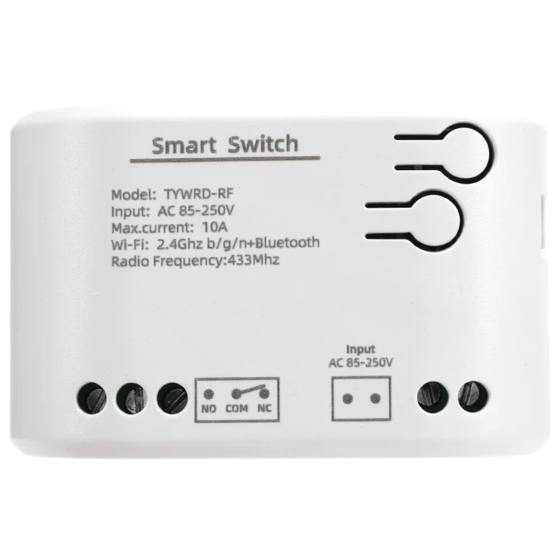 1CH RF Smart Switch AC85-250V WIFI Tuya Remote Control 433 Light Switch 10A Rele Relay Self-Locking Interlock Inching
1CH RF Smart Switch AC85-250V WIFI Tuya Remote Control 433 Light Switch 10A Rele Relay Self-Locking Interlock Inching
