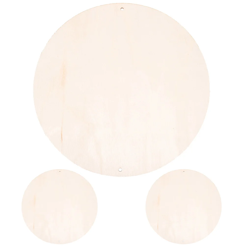 3 Pcs Unfinished Plank Wooden Board Discs DIY Crafts Circles Tools Rounds Plaque Ornament Wafer Clay Cutouts Hanging Sign
3 Pcs Unfinished Plank Wooden Board Discs DIY Crafts Circles Tools Rounds Plaque Ornament Wafer Clay Cutouts Hanging Sign