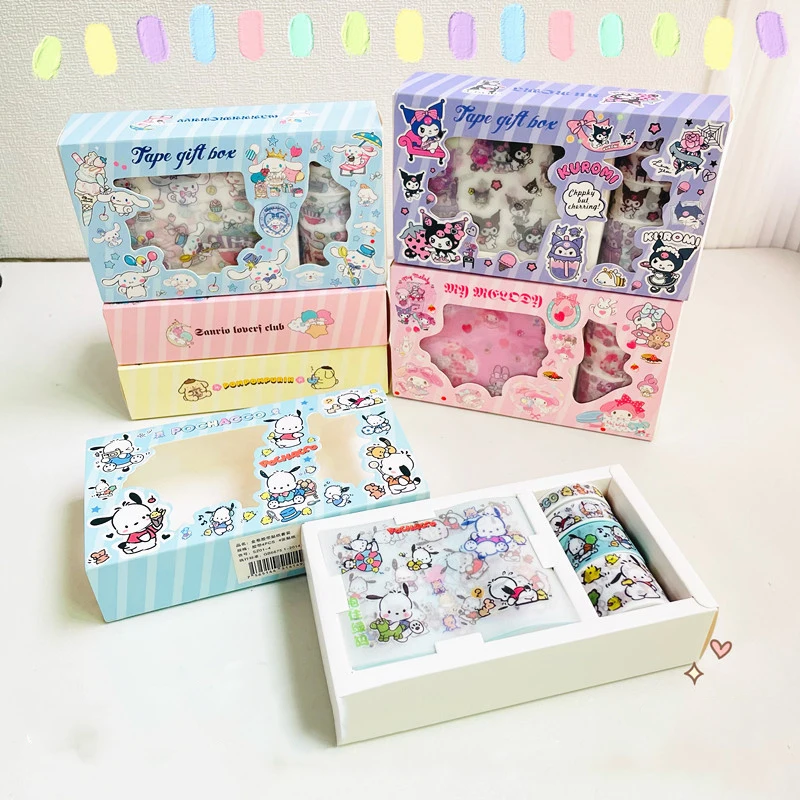 Симпатичная мультяшная мелодия Kuromi Cinnamoroll понравико, Набор наклеек для руководства, самодельный декоративный материал для руководства для студентов
Симпатичная мультяшная мелодия Kuromi Cinnamoroll понравико, Набор наклеек для руководства, самодельный декоративный материал для руководства для студентов