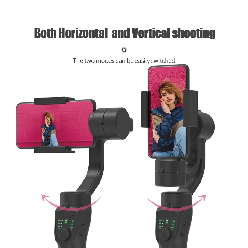 F8 Handheld 3-Axis Gimbal Phone Holder Anti Shake Video Record Stabilizer for Xiaomi iPhone Cellphone Smartphone
F8 Handheld 3-Axis Gimbal Phone Holder Anti Shake Video Record Stabilizer for Xiaomi iPhone Cellphone Smartphone