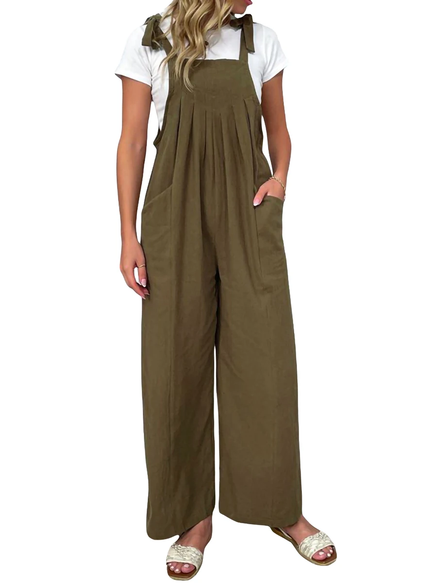 Women s Overalls Plus Size Solid Casual Baggy Overalls Jumpsuit with Pockets Long Bib Pants Wide Leg Overalls Playsuit
Women s Overalls Plus Size Solid Casual Baggy Overalls Jumpsuit with Pockets Long Bib Pants Wide Leg Overalls Playsuit