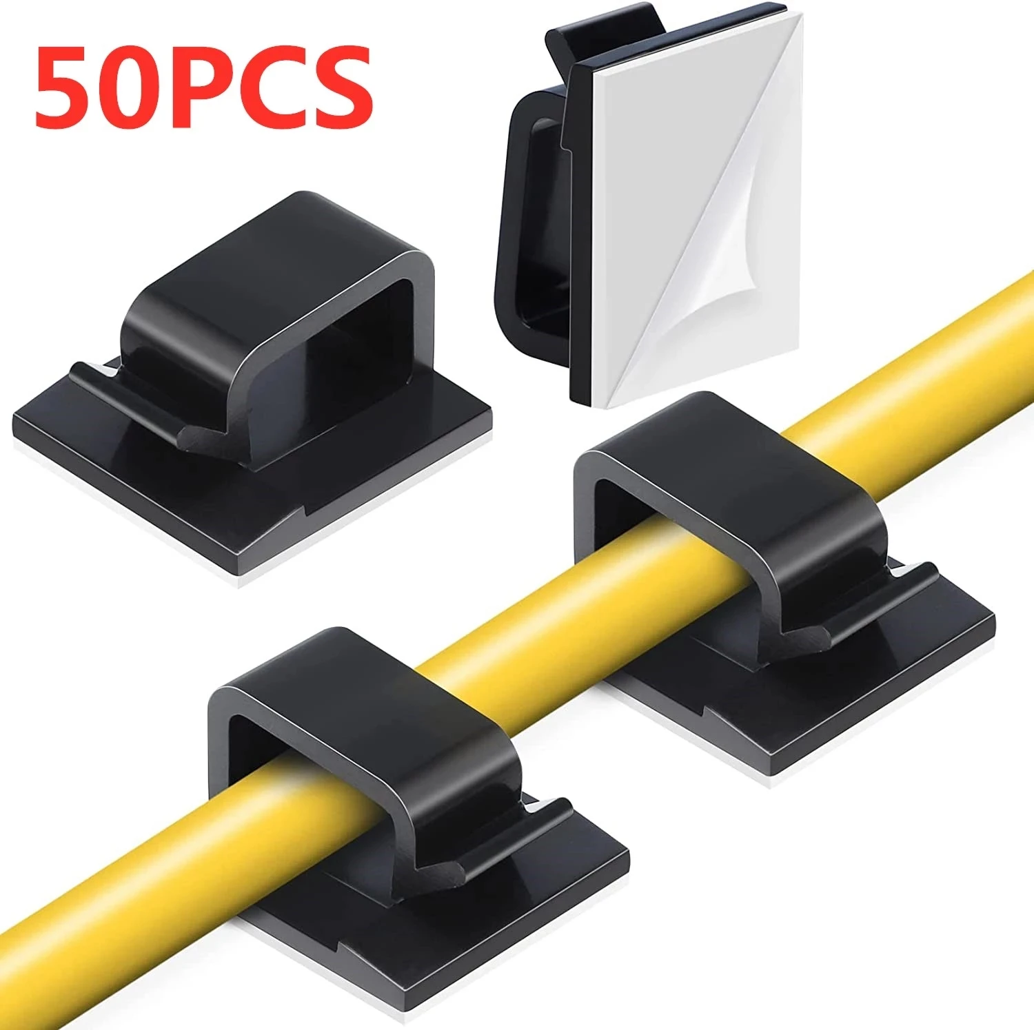 10/20/50PCS Self-adhesive Cable Organizer Clips Cable Holder Fixer USB Wire Management For Home Office Car GPS Clamp Cord Winder
10/20/50PCS Self-adhesive Cable Organizer Clips Cable Holder Fixer USB Wire Management For Home Office Car GPS Clamp Cord Winder