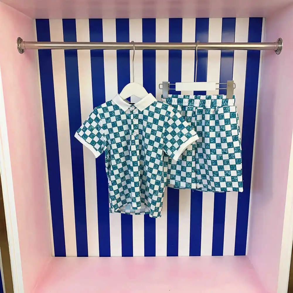 Boys Summer Clothes 2022 New Boutique Designer Kids Clothes Boys Short Sets Fashion Cotton Plaid T-Shirt Shorts 2Pcs Child Suit
Boys Summer Clothes 2022 New Boutique Designer Kids Clothes Boys Short Sets Fashion Cotton Plaid T-Shirt Shorts 2Pcs Child Suit