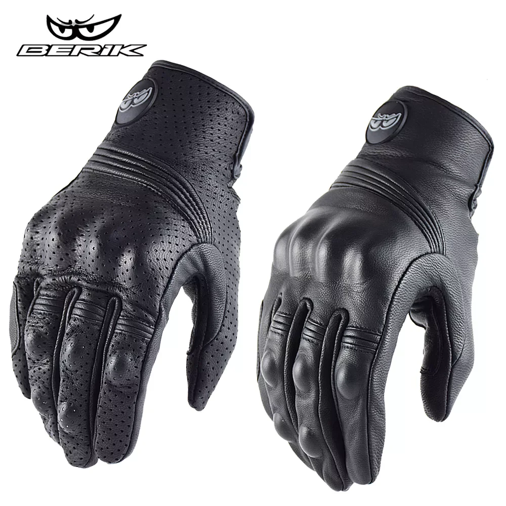 Brand New BERIK Retro Motorcycle Gloves Men Black Perforated Summer Breathable Sheepskin Off-road Street Moto Riding Gloves XXL
Brand New BERIK Retro Motorcycle Gloves Men Black Perforated Summer Breathable Sheepskin Off-road Street Moto Riding Gloves XXL