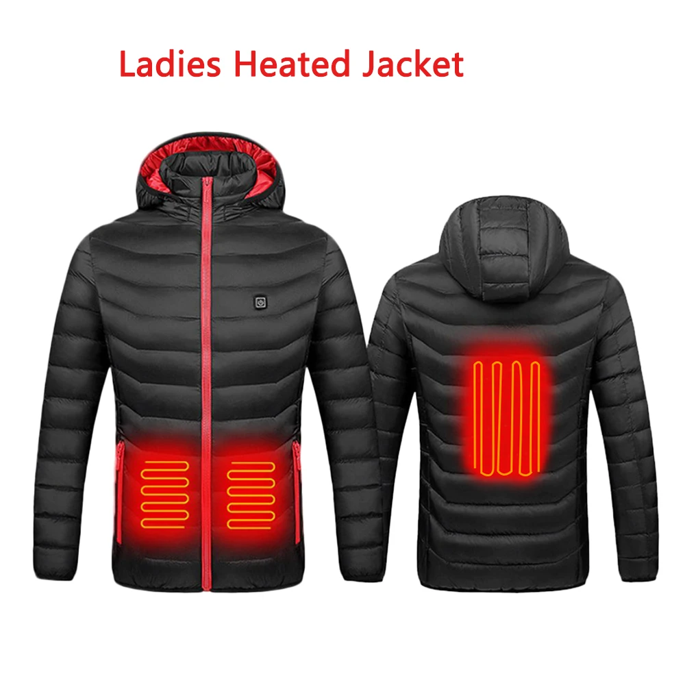Women'S Heated acket Usb Charging Heated Cold-Proof Jacket Electric Heated Cotton Jacket Women Winter Women's Heating Jacket
Women'S Heated acket Usb Charging Heated Cold-Proof Jacket Electric Heated Cotton Jacket Women Winter Women's Heating Jacket
