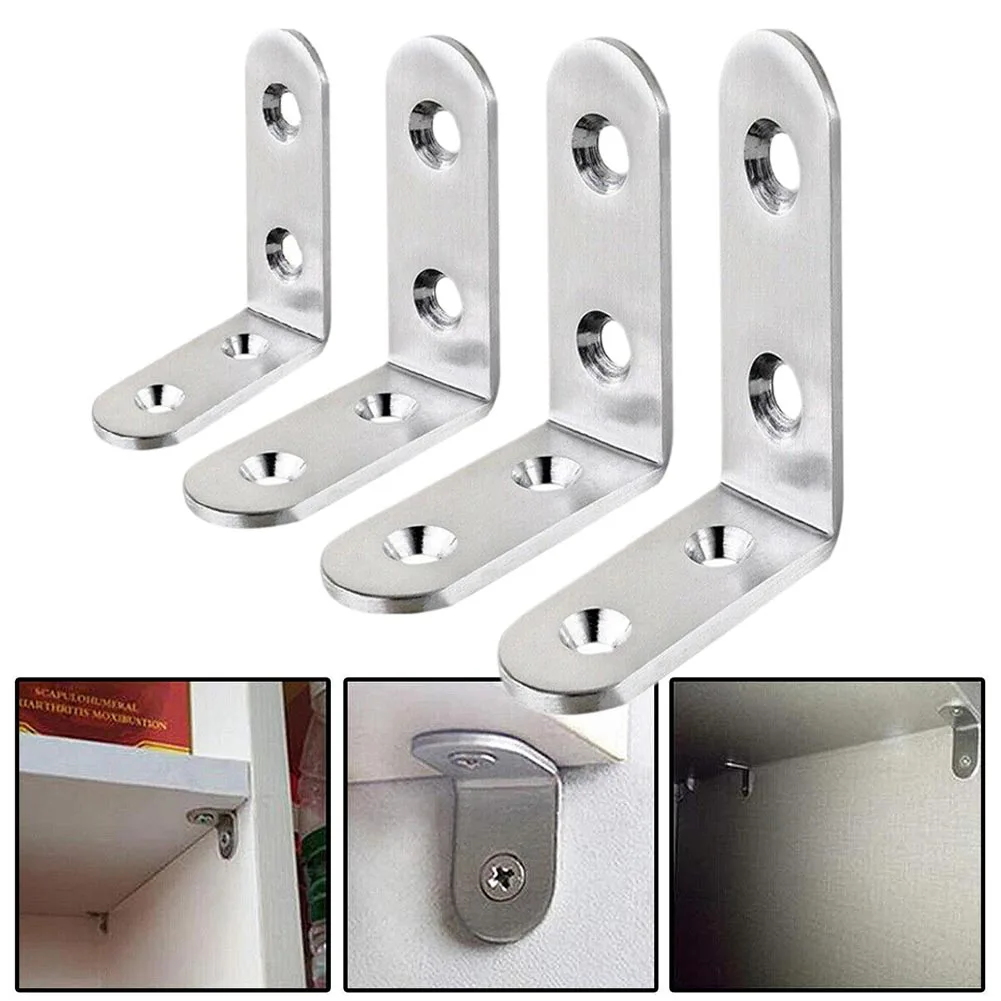 10Pcs Angle Bracket L Shape Stainless Steel Angle Corner Brackets Joints Furniture Door Cabinet Angle Corner Bracket
10Pcs Angle Bracket L Shape Stainless Steel Angle Corner Brackets Joints Furniture Door Cabinet Angle Corner Bracket