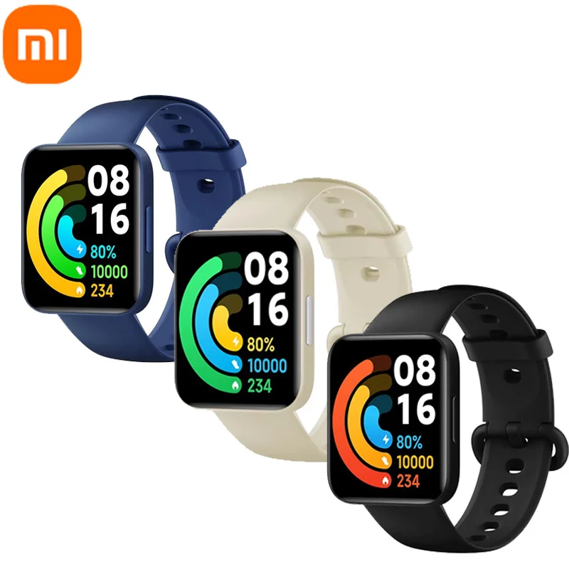 Xiaomi Redmi Watch 2 SpO2 Built-In 4-GPS 31g AOD 1.6" AMOLED Sports Nap Heart Rate Magnetic Charge Blood Oxygen Test Best
Xiaomi Redmi Watch 2 SpO2 Built-In 4-GPS 31g AOD 1.6" AMOLED Sports Nap Heart Rate Magnetic Charge Blood Oxygen Test Best