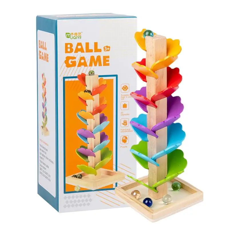 Tower Ball Ball Trackers Wood Toy Awareness Of The Size Of Fallen Leaves Color Perception Speed Race For Children Kids Child
Tower Ball Ball Trackers Wood Toy Awareness Of The Size Of Fallen Leaves Color Perception Speed Race For Children Kids Child