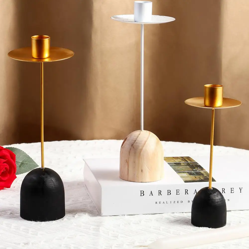 Desk Candlestick Modern Design Durable Hold Candle Wide Platform Candle Holder Candle Stand for Home
Desk Candlestick Modern Design Durable Hold Candle Wide Platform Candle Holder Candle Stand for Home