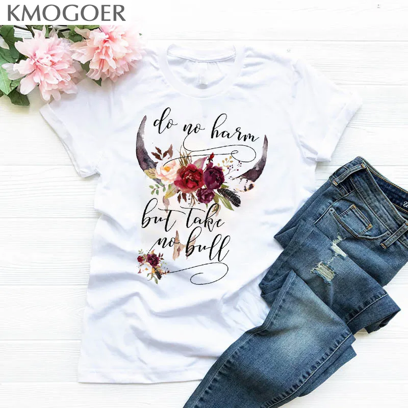 Летняя футболка, Корейская женская мультяшная одежда Take No Bull, футболка с графическим принтом, футболка, Женский Топ, женская одежда 
Летняя футболка, Корейская женская мультяшная одежда Take No Bull, футболка с графическим принтом, футболка, Женский Топ, женская одежда