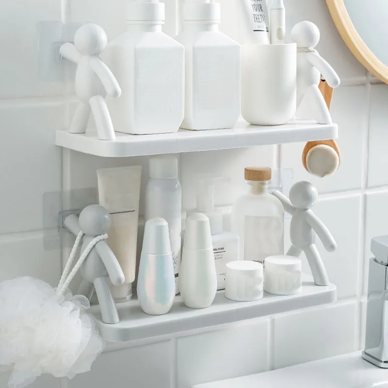 Bathroom Shelves No-drill Corner Plastic Shelf Shower Storage Rack Holder for Kitchen Toilet Organizer Bathroom Accessories
Bathroom Shelves No-drill Corner Plastic Shelf Shower Storage Rack Holder for Kitchen Toilet Organizer Bathroom Accessories