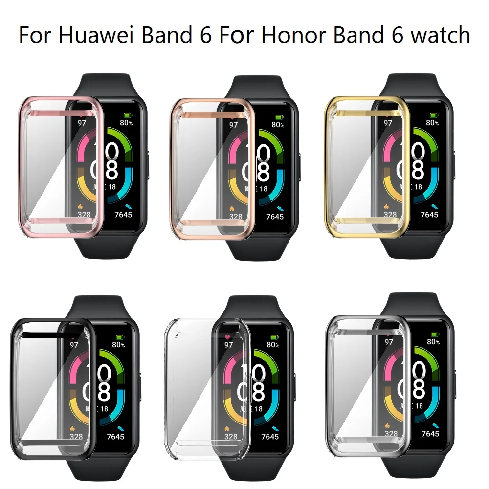 Мягкий чехол из ТПУ с покрытием для Huawei Band 6, защитная оболочка для Huawei Honor Band 6 Watch, 1 шт.
Мягкий чехол из ТПУ с покрытием для Huawei Band 6, защитная оболочка для Huawei Honor Band 6 Watch, 1 шт.