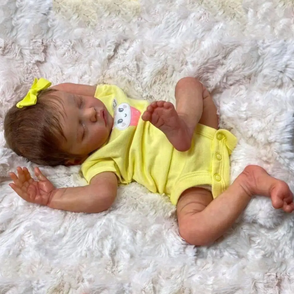 18 Inch 46cm Assembled Rebirth Dolls Soft Silicone Vinyl Lifelike Reborn Babyies Dolls Toddler Suit With Romper Bow Gifts F G3m3
18 Inch 46cm Assembled Rebirth Dolls Soft Silicone Vinyl Lifelike Reborn Babyies Dolls Toddler Suit With Romper Bow Gifts F G3m3