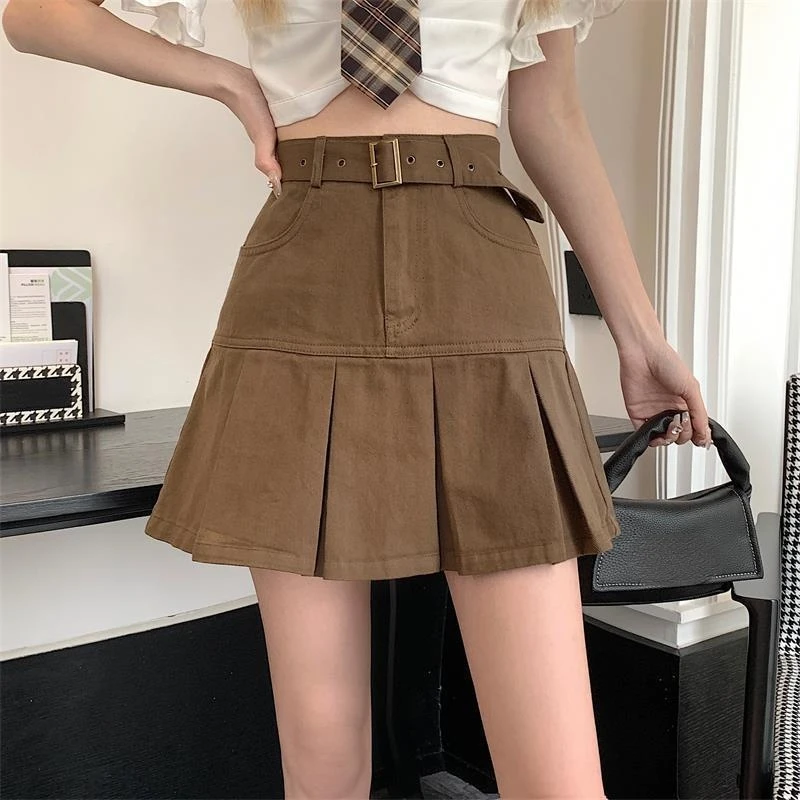Harajuku High Waist Solid Pleated Skirt Women 2022 Summer Korean Fashion A-line Mini Skirt School Girl Short Skirt Y2k Clothes
Harajuku High Waist Solid Pleated Skirt Women 2022 Summer Korean Fashion A-line Mini Skirt School Girl Short Skirt Y2k Clothes