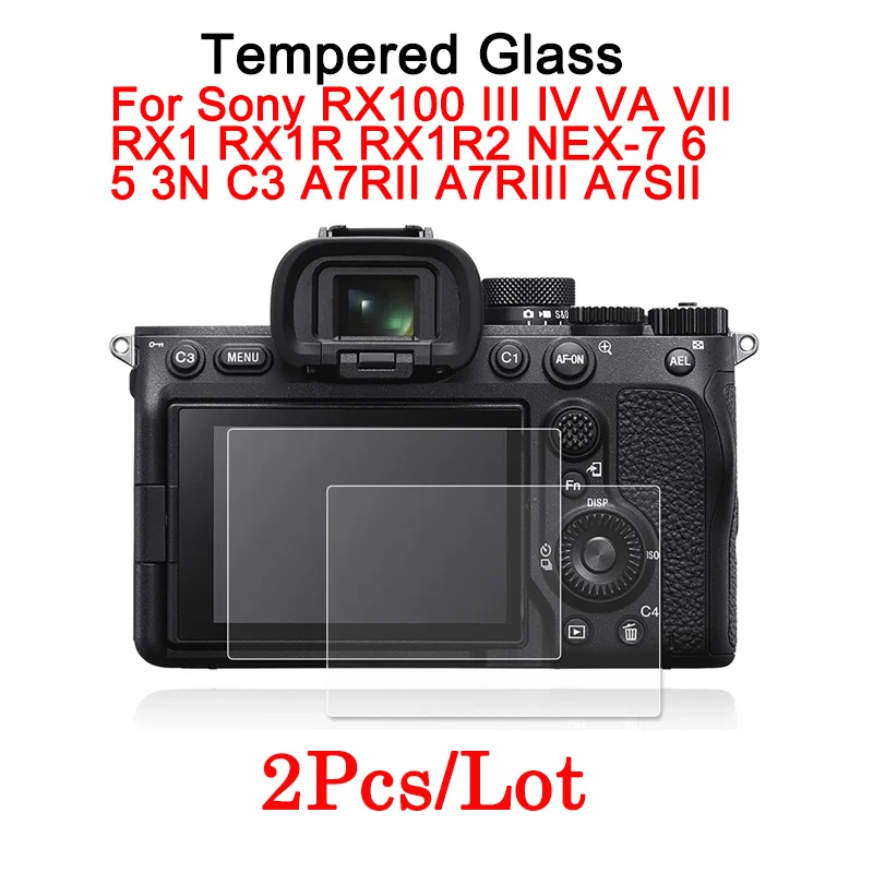 Пленка из закаленного стекла для камеры Sony RX100 III IV VA VII RX1 RX1R RX1R2 NEX-7 6 5 3N C3 A7RII A7RIII A7SII, 2 шт.
Пленка из закаленного стекла для камеры Sony RX100 III IV VA VII RX1 RX1R RX1R2 NEX-7 6 5 3N C3 A7RII A7RIII A7SII, 2 шт.