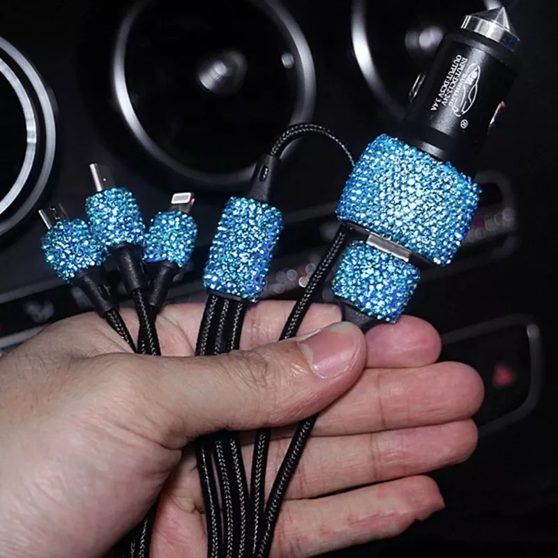 Fashion Charger Dual Usb Car Charger Fast Bling Handmade Rhinestones Portable Car Decorations For Auto Phone Cgarger Decor
Fashion Charger Dual Usb Car Charger Fast Bling Handmade Rhinestones Portable Car Decorations For Auto Phone Cgarger Decor