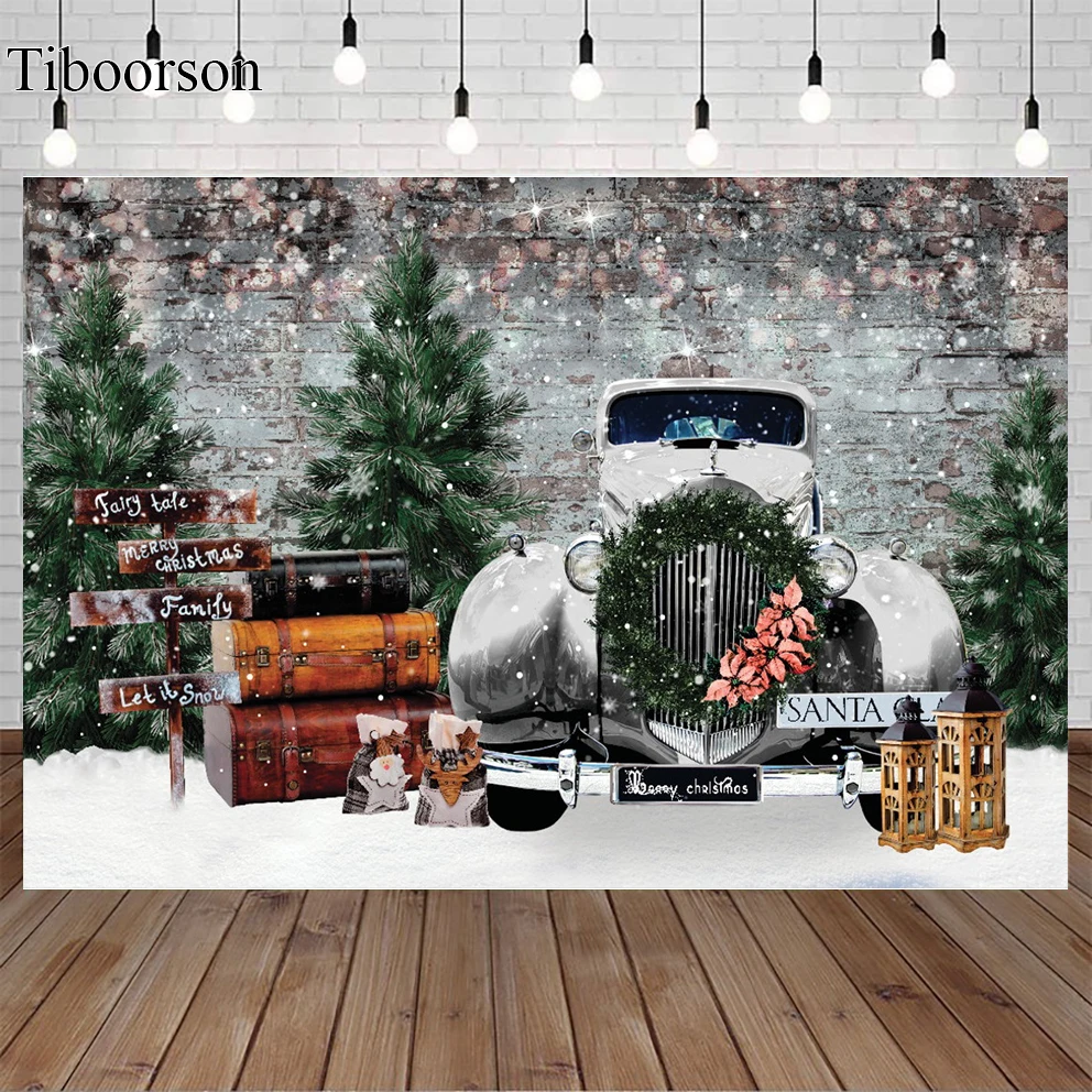 Christmas Backdrop Xmas Tree Car Brick Wall Snowfield Retro Suitcase Kid Photography Background Photo Studio Photophone Decor
Christmas Backdrop Xmas Tree Car Brick Wall Snowfield Retro Suitcase Kid Photography Background Photo Studio Photophone Decor