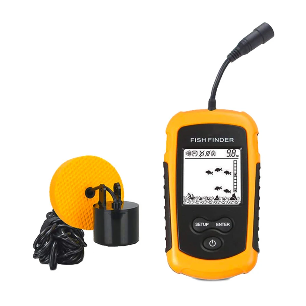 Fishfinders 1 Pcs Fish Finder Fishing Parts Plastic+metal 12 * 6.8 *3.1cm Approx. 9 Meters Black Yellow 2023 New
Fishfinders 1 Pcs Fish Finder Fishing Parts Plastic+metal 12 * 6.8 *3.1cm Approx. 9 Meters Black Yellow 2023 New