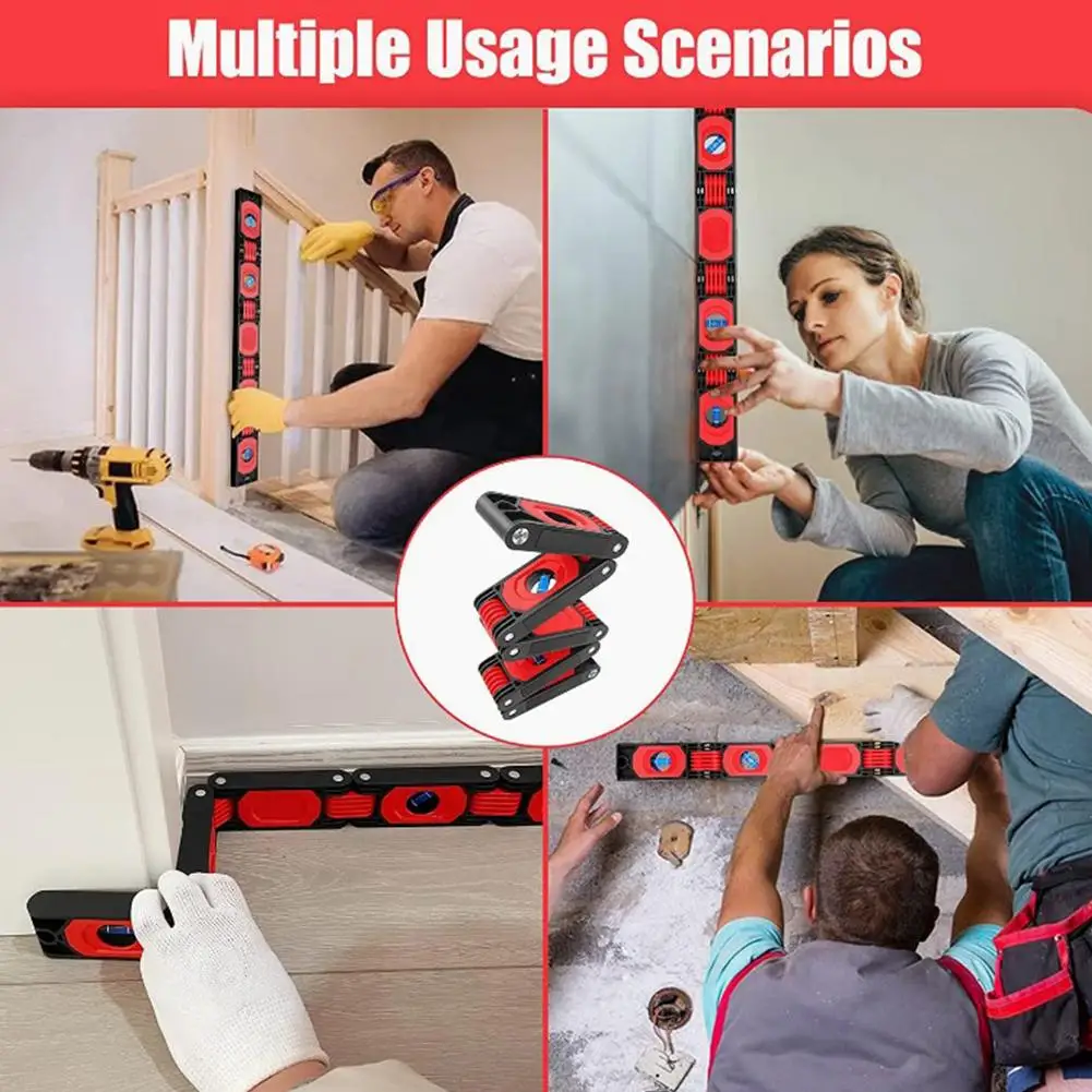 YOUZI Multi-functional Foldable Level 28-inch Multi-angle Measurement Precise Leveling Woodworking Tools For Home Office
YOUZI Multi-functional Foldable Level 28-inch Multi-angle Measurement Precise Leveling Woodworking Tools For Home Office