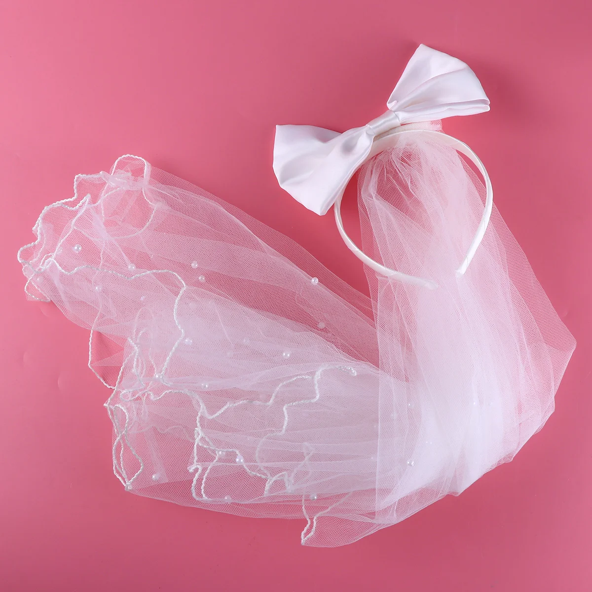 Flower Girl Bridal Veils White Wedding Bridal Veils First Communion Hair Wreath with Bow for Bride Marriage Wedding Accessories
Flower Girl Bridal Veils White Wedding Bridal Veils First Communion Hair Wreath with Bow for Bride Marriage Wedding Accessories