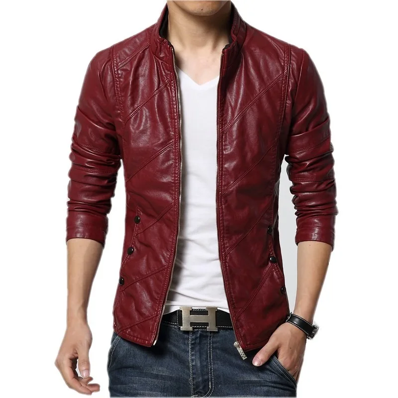 Mens Leather Jacket Coat 2022 New Stand Collar Solid Color Casual Motorcycle Leather Jacket High Quality Fashion Mens Clothing
Mens Leather Jacket Coat 2022 New Stand Collar Solid Color Casual Motorcycle Leather Jacket High Quality Fashion Mens Clothing