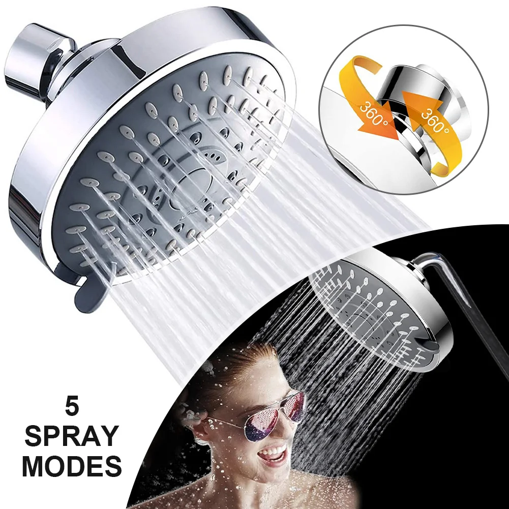 5 Mode High Pressure Water Saving Shower Head Turbo Shower Adjustable Water Massage Eco Shower Wall-Mounted Bathroom Accessories
5 Mode High Pressure Water Saving Shower Head Turbo Shower Adjustable Water Massage Eco Shower Wall-Mounted Bathroom Accessories