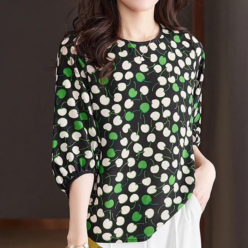 Half Sleeve O-neck Loose New Women's Clothing 2023 Printing Simplicity Elegant Spring Summer Thin Casual Korean Fashion T-Shirts
Half Sleeve O-neck Loose New Women's Clothing 2023 Printing Simplicity Elegant Spring Summer Thin Casual Korean Fashion T-Shirts