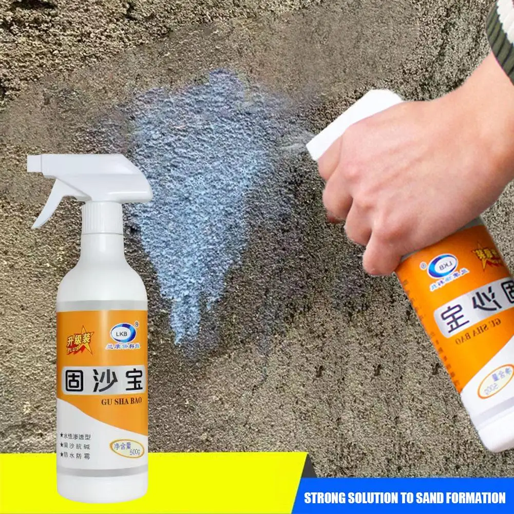 

Sand Fixing Agent Wall Protection Spray Pavement Wall Glue Repair Peeling Wall Repair Agent Graffiti Repair Crack Tool V8I1