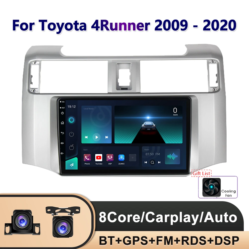 PEERCE For Toyota 4Runner 5 N280 2009 - 2020 Car Radio Multimedia Video Player Android Navigation GPS carplay/Auto QLED
PEERCE For Toyota 4Runner 5 N280 2009 - 2020 Car Radio Multimedia Video Player Android Navigation GPS carplay/Auto QLED