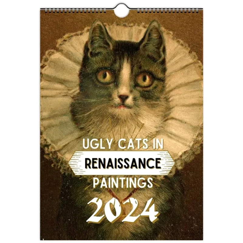 2024 Wall Hanging Calendar, Funny Art Novelty Gift, Ugly Cats In Renaissance Painting 2024 A4
2024 Wall Hanging Calendar, Funny Art Novelty Gift, Ugly Cats In Renaissance Painting 2024 A4