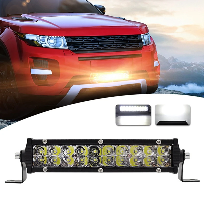 Off-Road Strip LED Light Bar 60W DRL Fog Running LED Work Light Off Road LED Headlight For Truck Car
Off-Road Strip LED Light Bar 60W DRL Fog Running LED Work Light Off Road LED Headlight For Truck Car