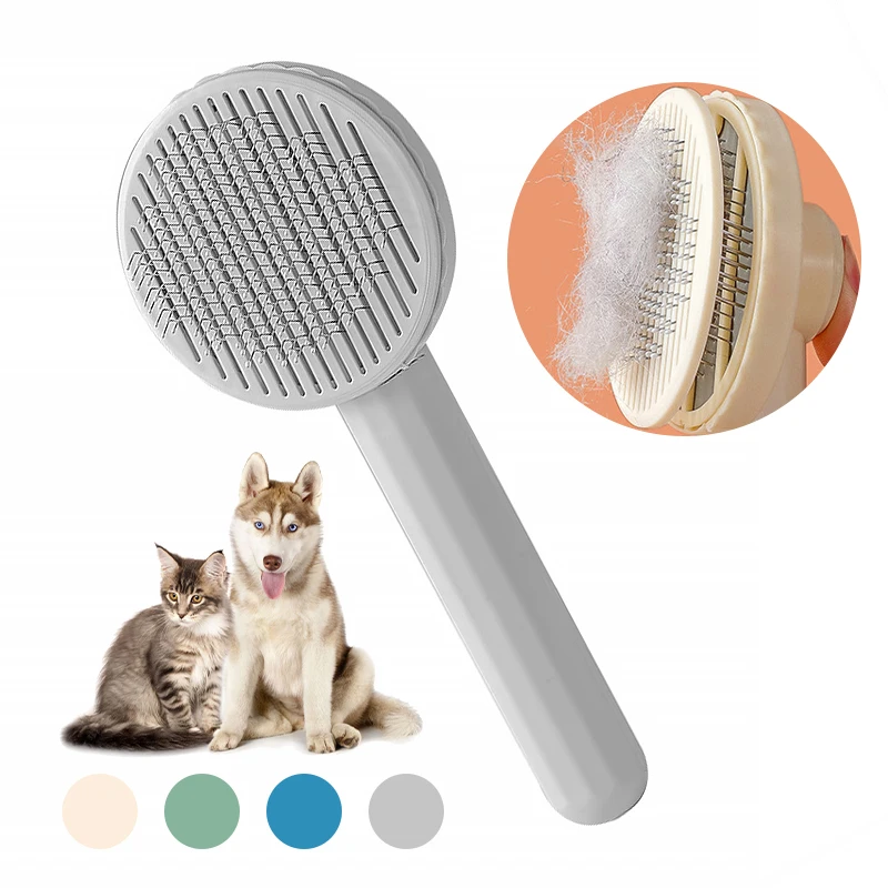 Cat Brush Pet Comb Dog Remove Hair Grooming Brush Self Cleaning Slicker Comb Pet Dematting Comb Beauty Pets Cat Dog Accessories
Cat Brush Pet Comb Dog Remove Hair Grooming Brush Self Cleaning Slicker Comb Pet Dematting Comb Beauty Pets Cat Dog Accessories