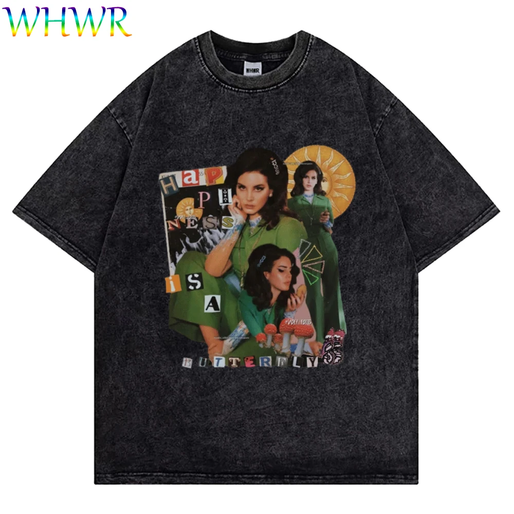 Lana Del Rey Washed T-shirts Streetwear Vintage T Shirt Retro Oversized Tshirt Summer Short Sleeve Tees Men Women Cotton Tshirts
Lana Del Rey Washed T-shirts Streetwear Vintage T Shirt Retro Oversized Tshirt Summer Short Sleeve Tees Men Women Cotton Tshirts